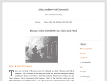 Tablet Screenshot of johnandrewski.com